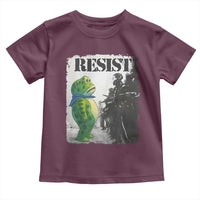 Frog Resist Toddler T Shirt Portland Frog Activist Protest City Art - Wonder Print Shop