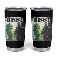 Frog Resist Tumbler Cup Portland Frog Activist Protest City Art - Wonder Print Shop
