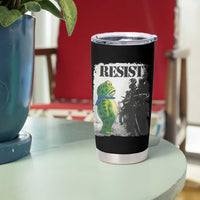 Frog Resist Tumbler Cup Portland Frog Activist Protest City Art - Wonder Print Shop