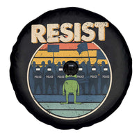 Frog Resist Spare Tire Cover Portland Frog Activist Protest Retro Sunset - Wonder Print Shop