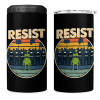 Frog Resist 4 in 1 Can Cooler Tumbler Portland Frog Activist Protest Retro Sunset - Wonder Print Shop