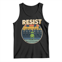 Frog Resist Tank Top Portland Frog Activist Protest Retro Sunset - Wonder Print Shop