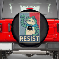 Frog Resist Spare Tire Cover Portland Frog Raised Fist Poster Graphic - Wonder Print Shop