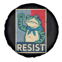 Frog Resist Spare Tire Cover Portland Frog Raised Fist Poster Graphic - Wonder Print Shop
