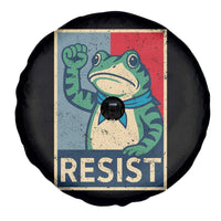 Frog Resist Spare Tire Cover Portland Frog Raised Fist Poster Graphic - Wonder Print Shop