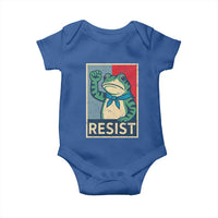 Frog Resist Baby Onesie Portland Frog Raised Fist Poster Graphic - Wonder Print Shop