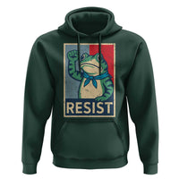 Frog Resist Hoodie Portland Frog Raised Fist Poster Graphic - Wonder Print Shop