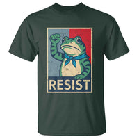Frog Resist T Shirt Portland Frog Raised Fist Poster Graphic - Wonder Print Shop