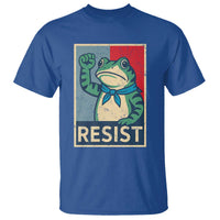 Frog Resist T Shirt Portland Frog Raised Fist Poster Graphic - Wonder Print Shop
