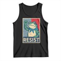 Frog Resist Tank Top Portland Frog Raised Fist Poster Graphic - Wonder Print Shop