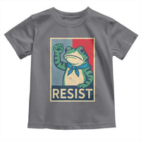 Frog Resist Toddler T Shirt Portland Frog Raised Fist Poster Graphic - Wonder Print Shop