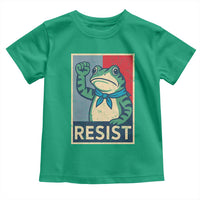 Frog Resist Toddler T Shirt Portland Frog Raised Fist Poster Graphic - Wonder Print Shop