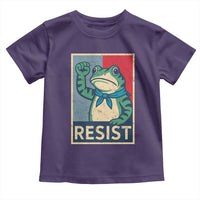 Frog Resist Toddler T Shirt Portland Frog Raised Fist Poster Graphic - Wonder Print Shop