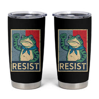 Frog Resist Tumbler Cup Portland Frog Raised Fist Poster Graphic - Wonder Print Shop