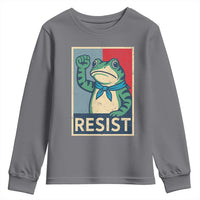 Frog Resist Youth Sweatshirt Portland Frog Raised Fist Poster Graphic - Wonder Print Shop