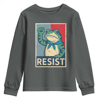 Frog Resist Youth Sweatshirt Portland Frog Raised Fist Poster Graphic - Wonder Print Shop