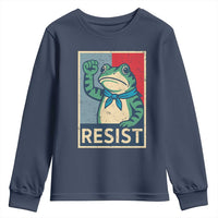 Frog Resist Youth Sweatshirt Portland Frog Raised Fist Poster Graphic - Wonder Print Shop