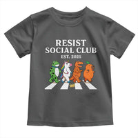Resist Social Club 2025 Toddler T Shirt Portland Frog Animals Mascot Walking - Wonder Print Shop