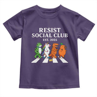 Resist Social Club 2025 Toddler T Shirt Portland Frog Animals Mascot Walking - Wonder Print Shop