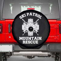 Ski Patrol Mountain Rescue Spare Tire Cover Winter Slopes Skiing Snowboarding Snowflake - Wonder Print Shop