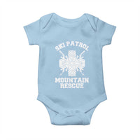 Ski Patrol Mountain Rescue Baby Onesie Winter Slopes Skiing Snowboarding Snowflake - Wonder Print Shop