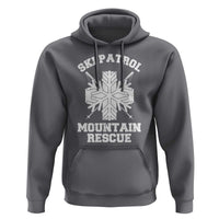 Ski Patrol Mountain Rescue Hoodie Winter Slopes Skiing Snowboarding Snowflake - Wonder Print Shop