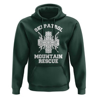 Ski Patrol Mountain Rescue Hoodie Winter Slopes Skiing Snowboarding Snowflake - Wonder Print Shop