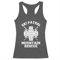 Ski Patrol Mountain Rescue Racerback Tank Top Winter Slopes Skiing Snowboarding Snowflake - Wonder Print Shop