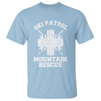 Ski Patrol Mountain Rescue T Shirt Winter Slopes Skiing Snowboarding Snowflake - Wonder Print Shop