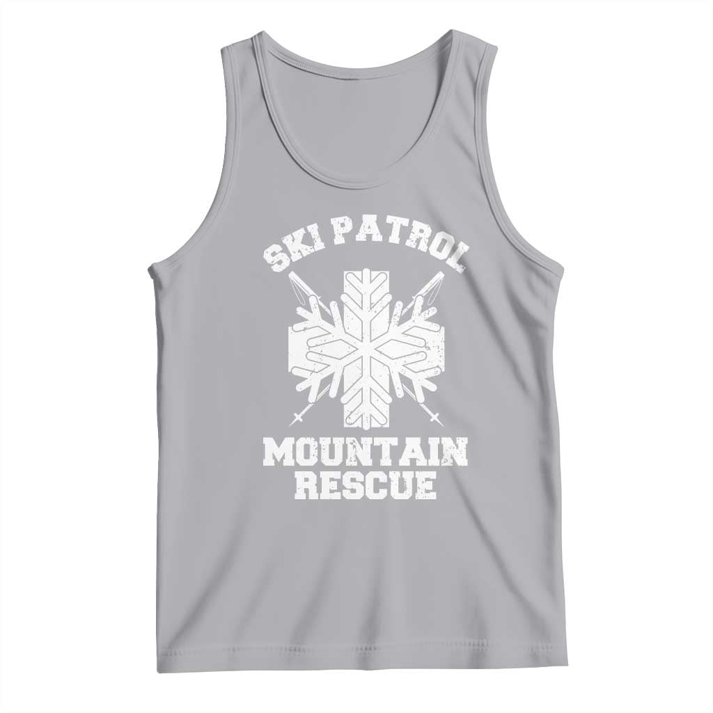 Ski Patrol Mountain Rescue Tank Top Winter Slopes Skiing Snowboarding Snowflake - Wonder Print Shop