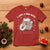 Funny Christmas Santa T Shirt I Love A Man With A Beard Snowflake - Wonder Print Shop