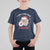 Funny Christmas Santa T Shirt For Kid I Love A Man With A Beard Snowflake - Wonder Print Shop