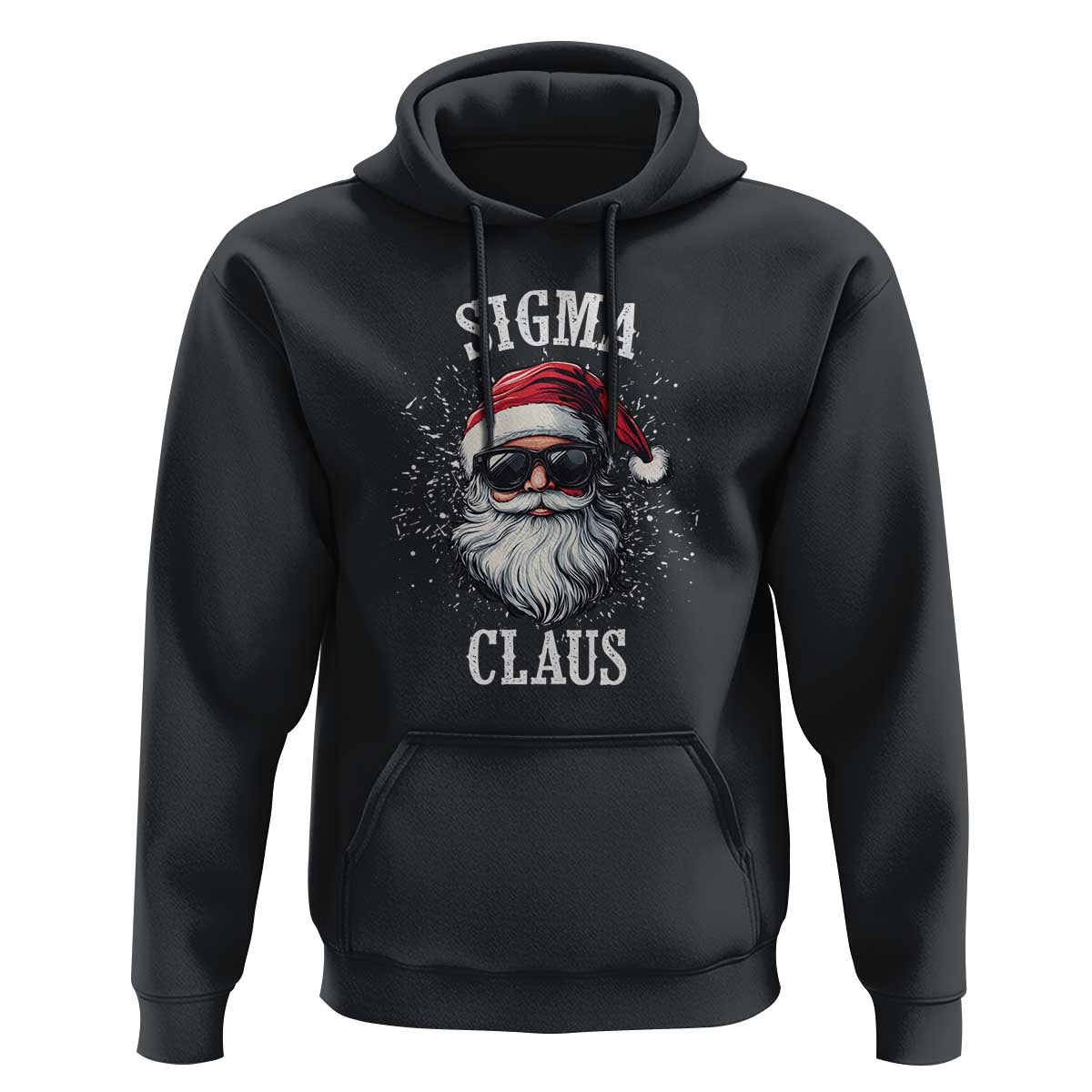 Funny Christmas Santa Hoodie Sigma Claus Cool Santa The Rizzler Meme