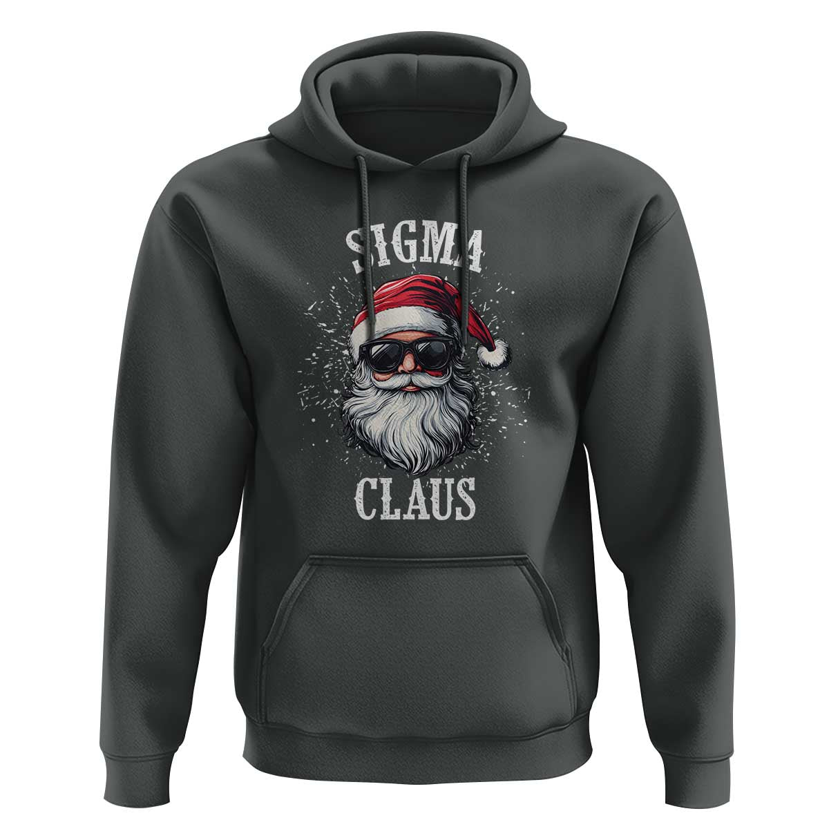 Funny Christmas Santa Hoodie Sigma Claus Cool Santa The Rizzler Meme
