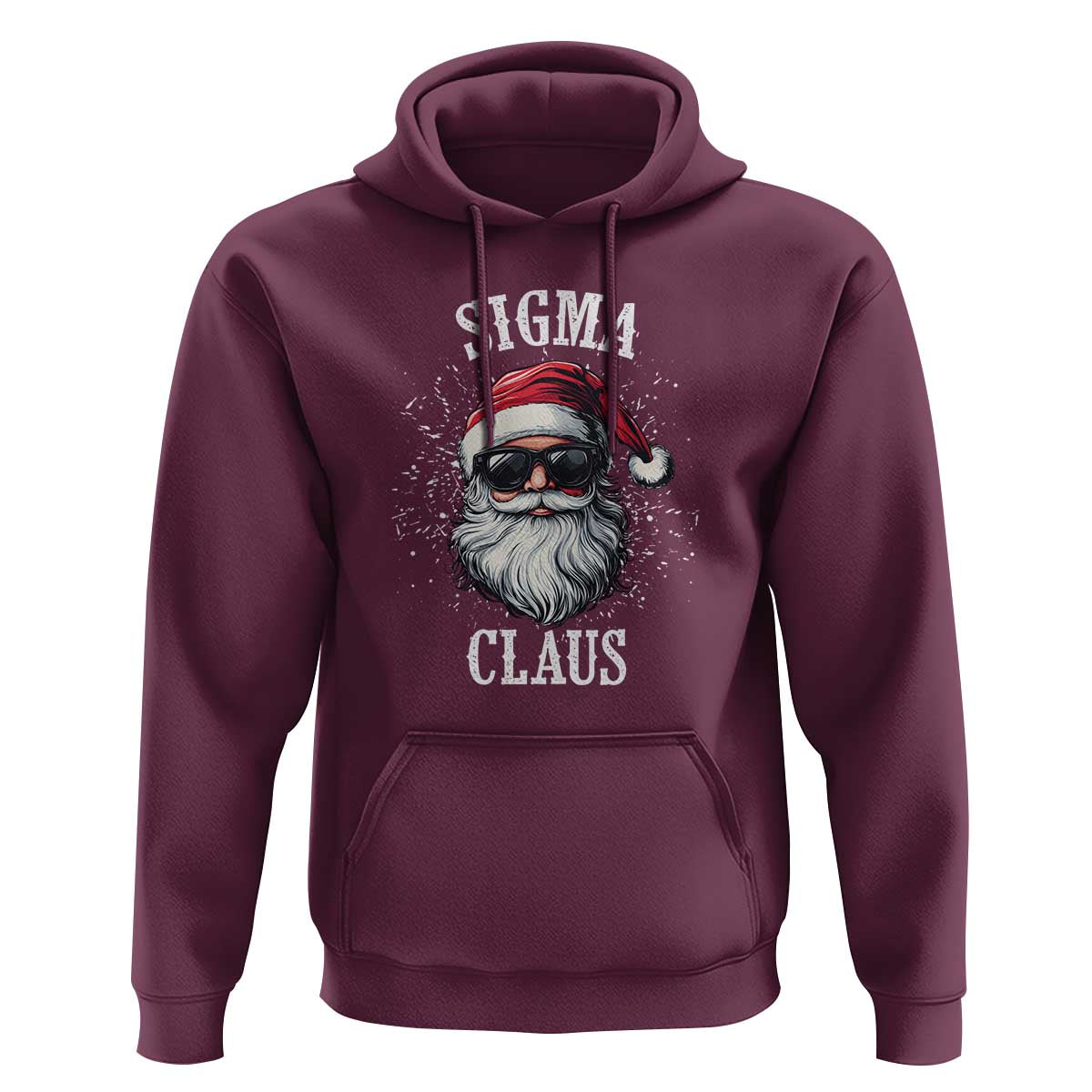Funny Christmas Santa Hoodie Sigma Claus Cool Santa The Rizzler Meme