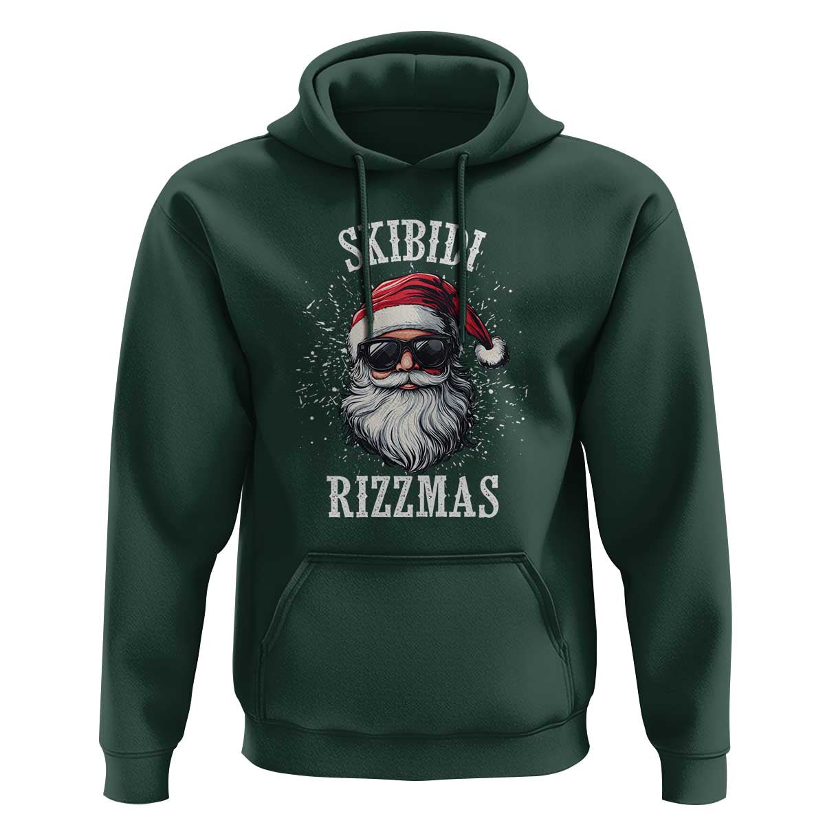 Funny Christmas Santa Hoodie Skibidi Rizzmas Charisma Rizz Santa Claus