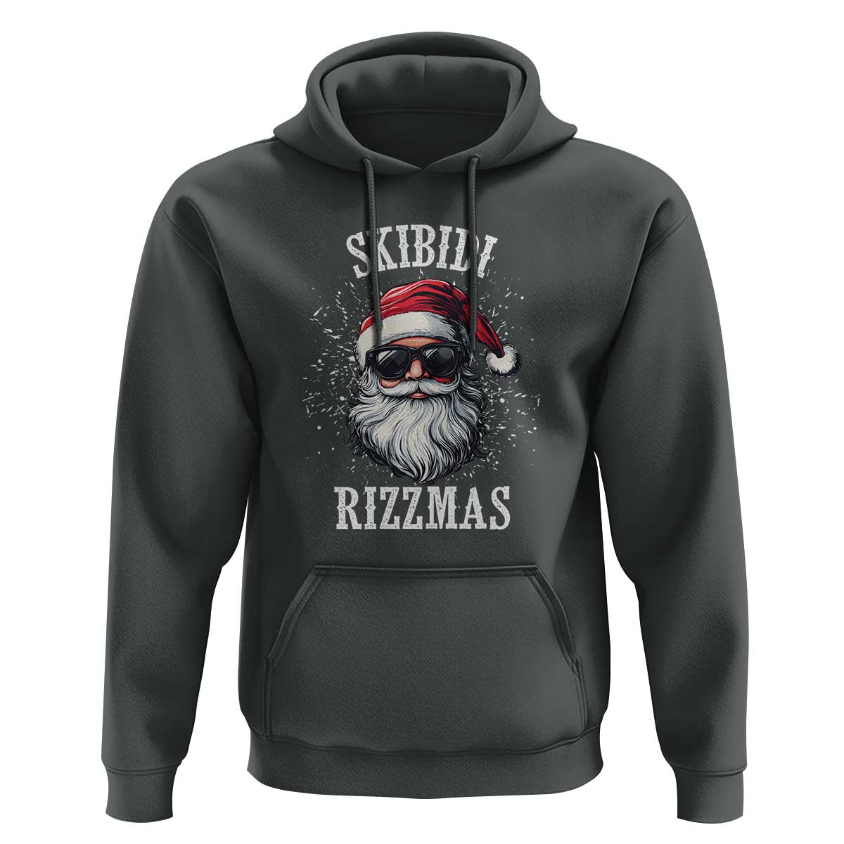 Funny Christmas Santa Hoodie Skibidi Rizzmas Charisma Rizz Santa Claus