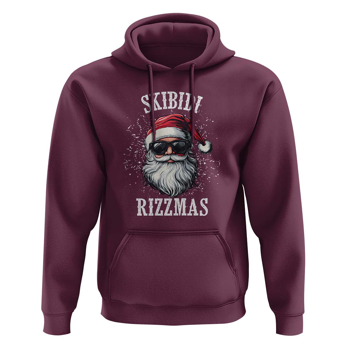 Funny Christmas Santa Hoodie Skibidi Rizzmas Charisma Rizz Santa Claus
