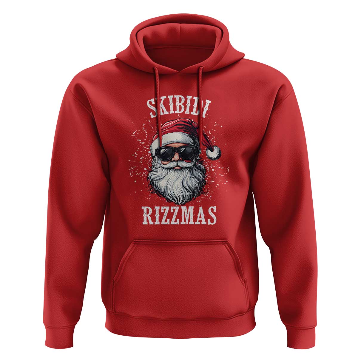 Funny Christmas Santa Hoodie Skibidi Rizzmas Charisma Rizz Santa Claus