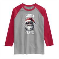 Funny Christmas Santa Raglan Shirt Sigma Claus Cool Santa The Rizzler Meme - Wonder Print Shop