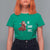 Funny Christmas Naughty Santa T Shirt For Women Ol' Saint Thicc Kiss My Ass - Wonder Print Shop