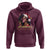 Funny African American Christmas Hoodie Ain't Nothin' But A Christmas Party Black Melanin Santa Girl