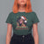 Funny African American Christmas T Shirt For Women Ain't Nothin' But A Christmas Party Black Melanin Santa Girl - Wonder Print Shop