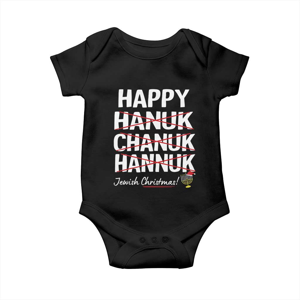 Funny Hanukkah Baby Onesie Happy Hanuk Chanuk Hannuk Jewish Christmas Menorah