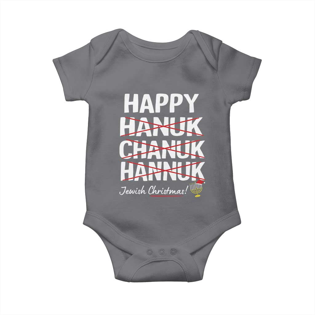 Funny Hanukkah Baby Onesie Happy Hanuk Chanuk Hannuk Jewish Christmas Menorah