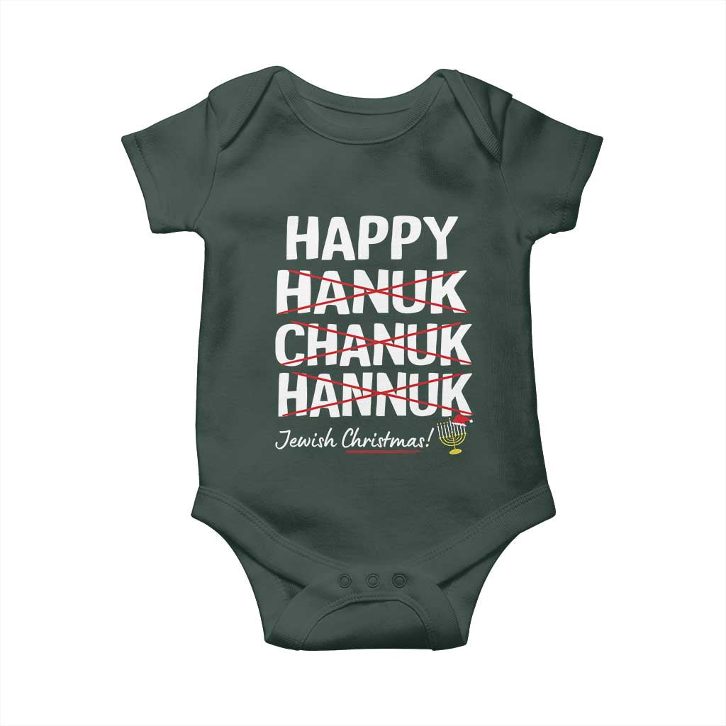 Funny Hanukkah Baby Onesie Happy Hanuk Chanuk Hannuk Jewish Christmas Menorah