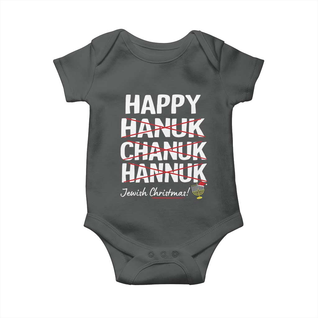 Funny Hanukkah Baby Onesie Happy Hanuk Chanuk Hannuk Jewish Christmas Menorah
