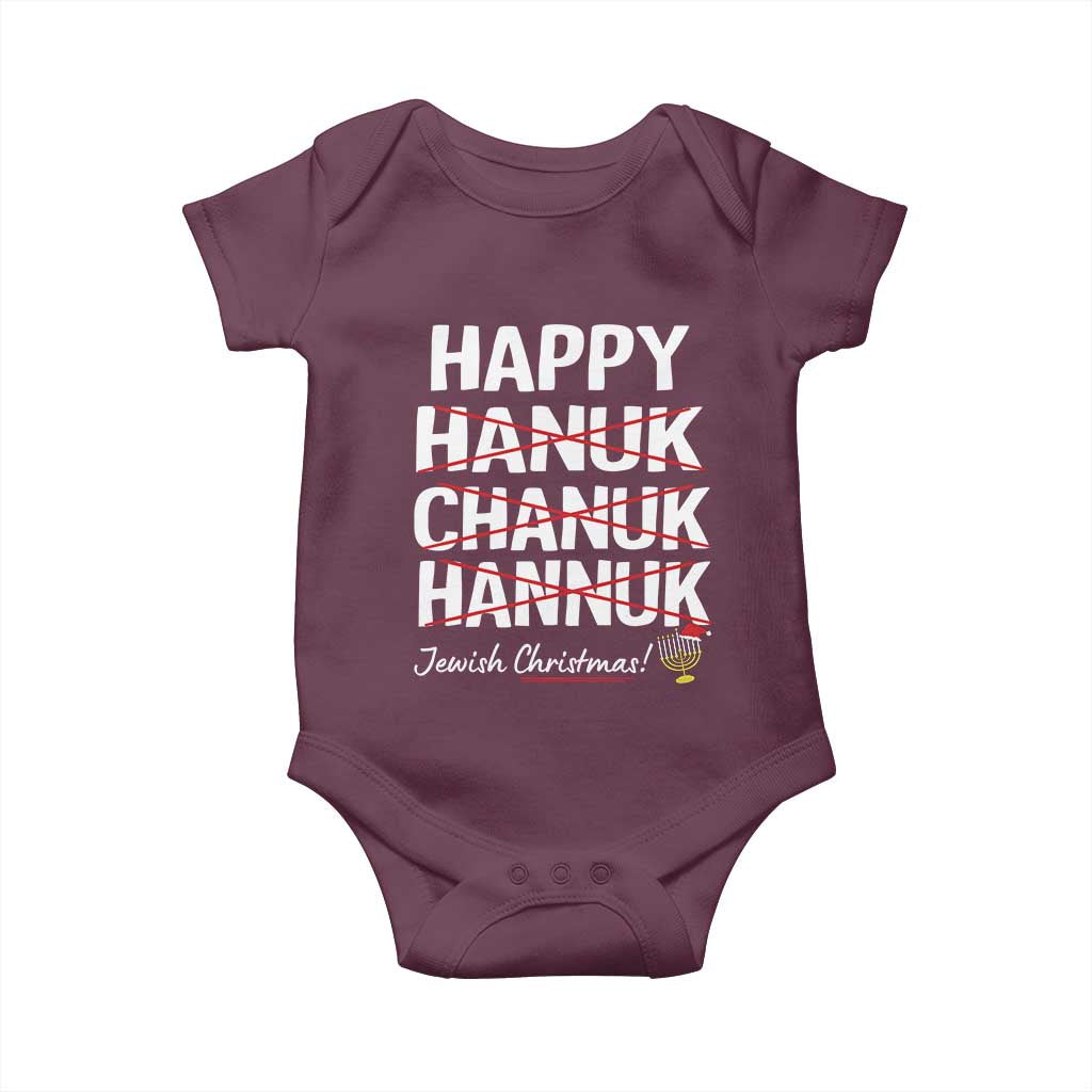 Funny Hanukkah Baby Onesie Happy Hanuk Chanuk Hannuk Jewish Christmas Menorah