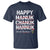 Funny Hanukkah T Shirt Happy Hanuk Chanuk Hannuk Jewish Christmas Menorah - Wonder Print Shop