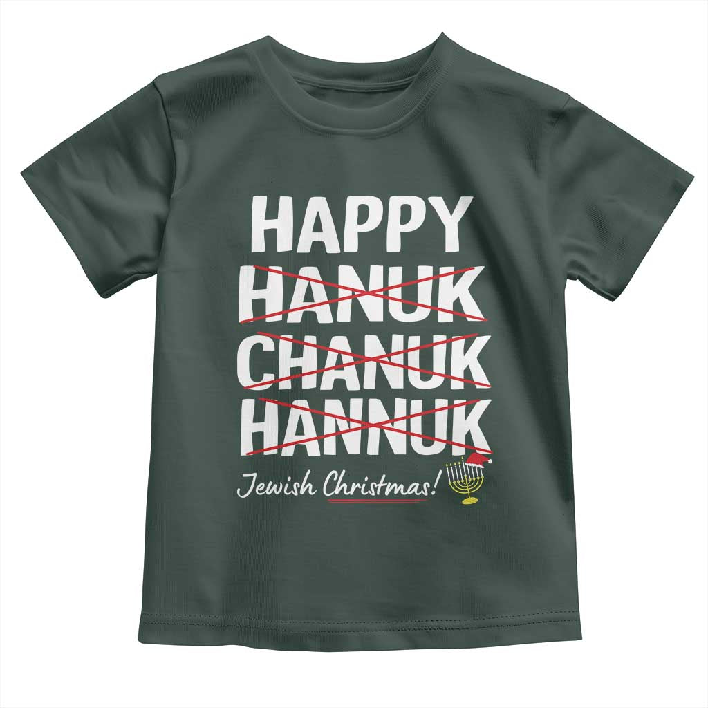 Funny Hanukkah Toddler T Shirt Happy Hanuk Chanuk Hannuk Jewish Christmas Menorah
